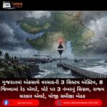 ગુજરાતમાં (Gujarat) એકસાથે વરસાદની 3 સિસ્ટમ એક્ટિવ, 8 જિલ્લામાં રેડ ઍલર્ટ, પોર્ટ પર 3 નંબરનું સિગ્નલ, રાજ્ય સરકાર એલર્ટ, યોજી સમીક્ષા બેઠક